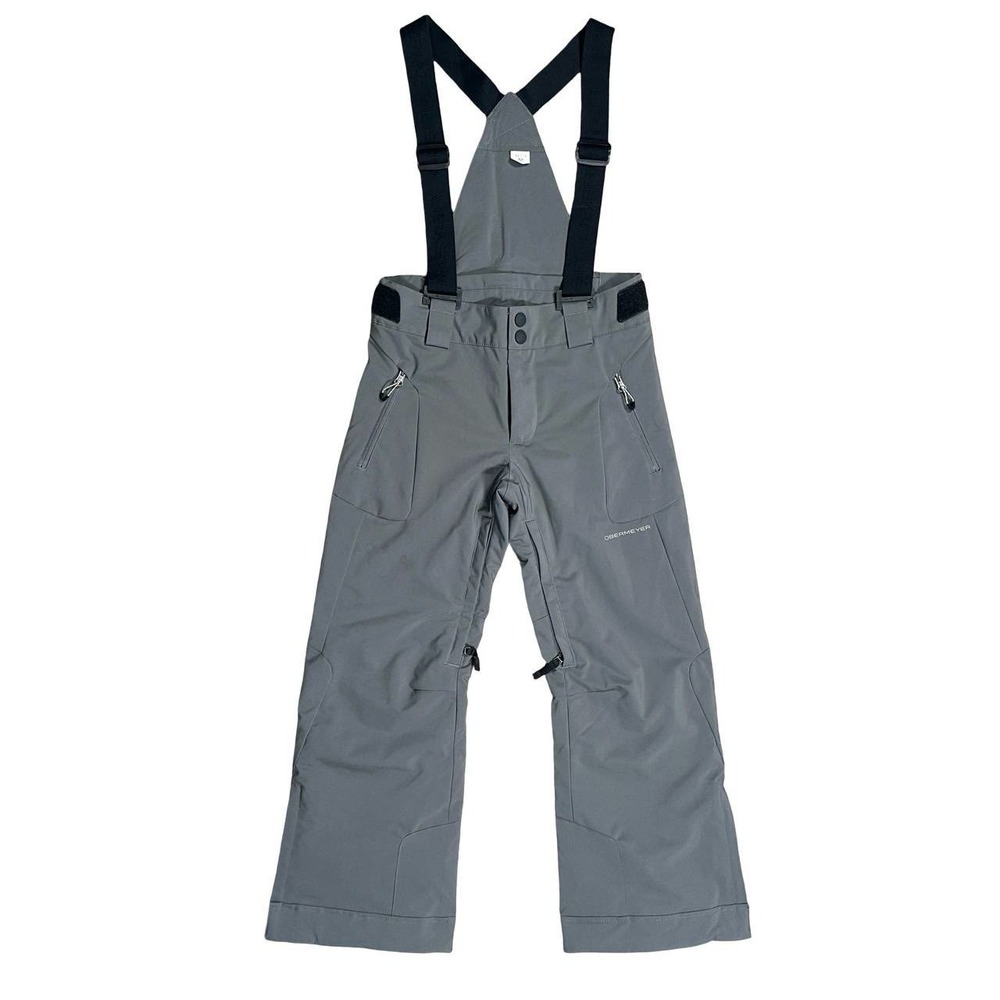 Obermeyer Enforcer Snow Ski Pants Boys M 10-12 Waterproof Insulated Suspenders